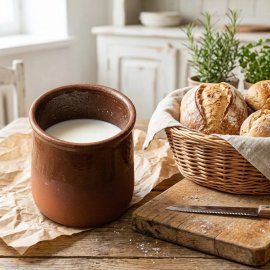 Кефир из коровьего молока